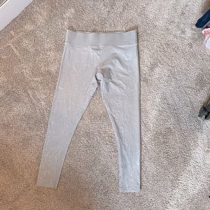 TEREZ size XL 3” waistband dove grey snakeskin print full length leggings